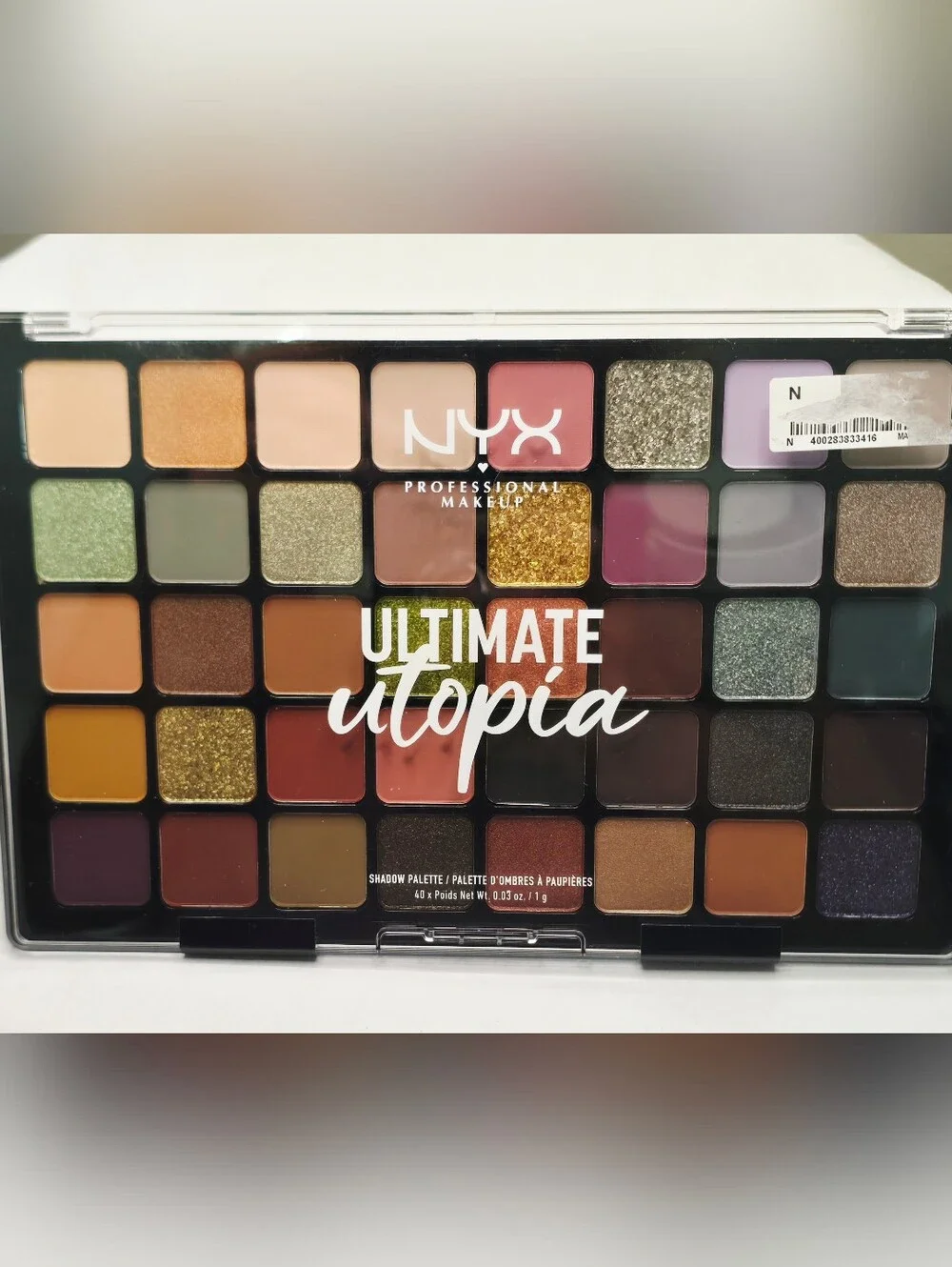 NYX Ultimate Utopia 40 Shade Eyeshadow Palette New Sealed Multicolor